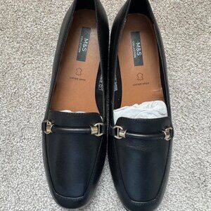 Marks & Spencer Women's Black Loafers